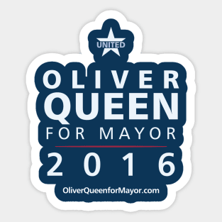 Oliver Queen for Mayor Sticker